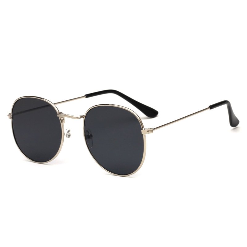 Metallic sunglasses $14.99 Dana Fashion Color: Silver gray Women's Accessories Glasses structure : frame Whether polarized: No Lens material: AC Style: dazzling color Frame material: metal Anti-UV rating: UV400