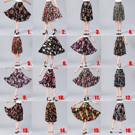 Middle-aged and elderly dancing skirts skirts $23.50 Dana Fashion Color: 01 Size: One size Women's clothing Main fabric composition: polyester fiber (polyester) size Waist circumference Skirt length / 63-99cm 60cm 1. Asian sizes are 1 to 2 sizes smaller t