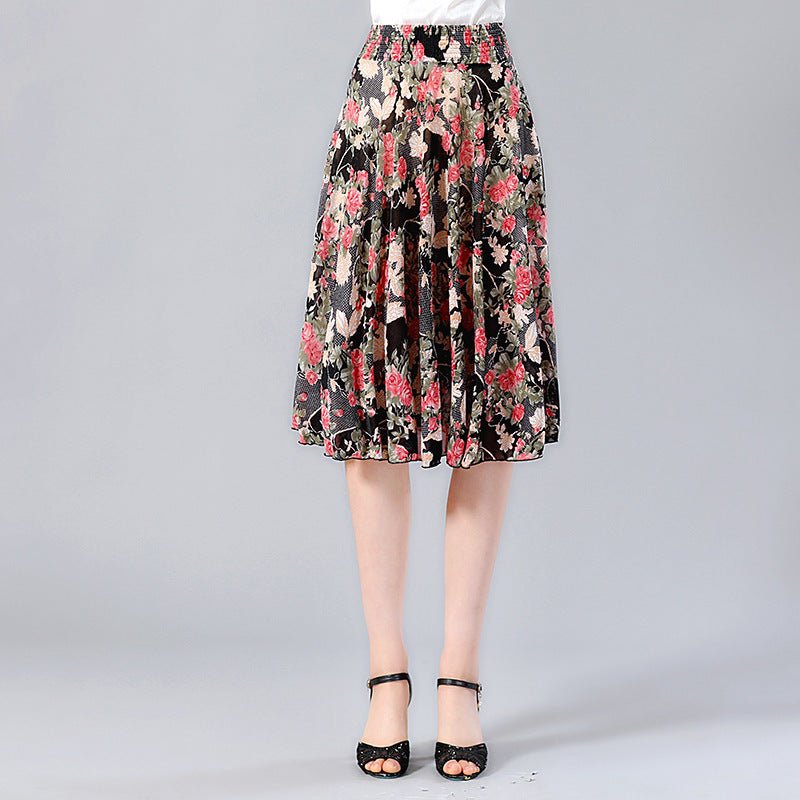 Middle-aged and elderly dancing skirts skirts $23.50 Dana Fashion Color: 07 Size: One size Women's clothing Main fabric composition: polyester fiber (polyester) size Waist circumference Skirt length / 63-99cm 60cm 1. Asian sizes are 1 to 2 sizes smaller t