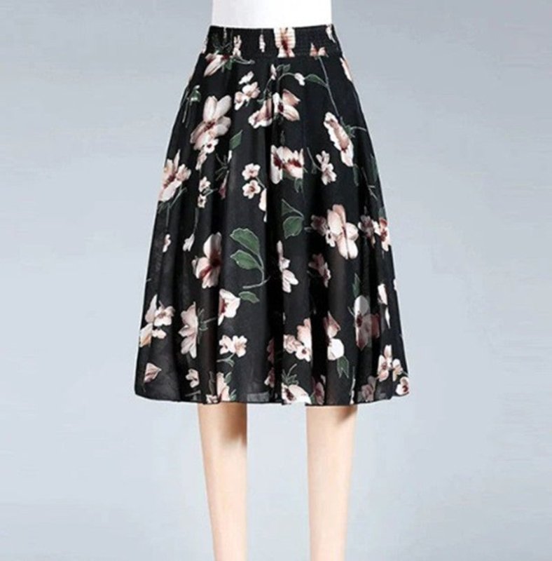 Middle-aged and elderly dancing skirts skirts $23.50 Dana Fashion Color: 01 Size: One size Women's clothing Main fabric composition: polyester fiber (polyester) size Waist circumference Skirt length / 63-99cm 60cm 1. Asian sizes are 1 to 2 sizes smaller t