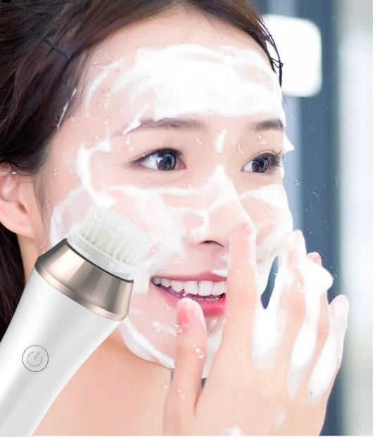 Mini Face Rotating Pore Cleansing Brush $94.05 Dana Fashion Color: Black Electrical outlet: USB Beauty Tools Product information: Function: Ultrasonic Product features: clean face Gear: 3 gears Colors: White, Black Brush head material: DuPont bristles Is