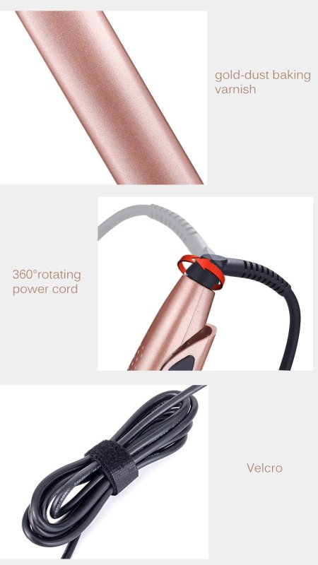 Mini hair straightener $35.00 Dana Fashion Color: Gold Style: EU Beauty Tools Material：PET