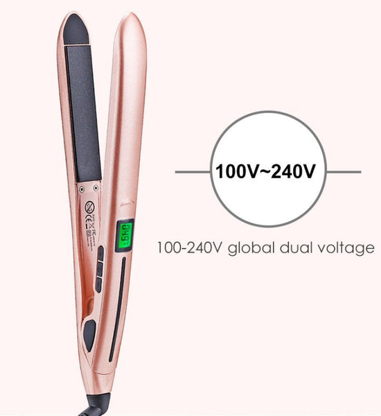 Mini hair straightener $35.00 Dana Fashion Color: Gold Style: EU Beauty Tools Material：PET