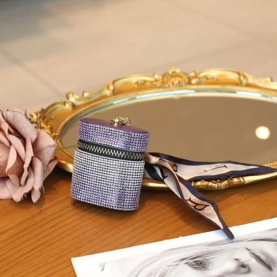 Mini-portable Coin Purse Advanced Full Diamond $15.65 Dana Fashion Color: Pink Women's Bags Product information: Pattern: solid color Lining texture: without lining Applicable scenarios: Daily matching Applicable gender: neutral/both men and women Functio