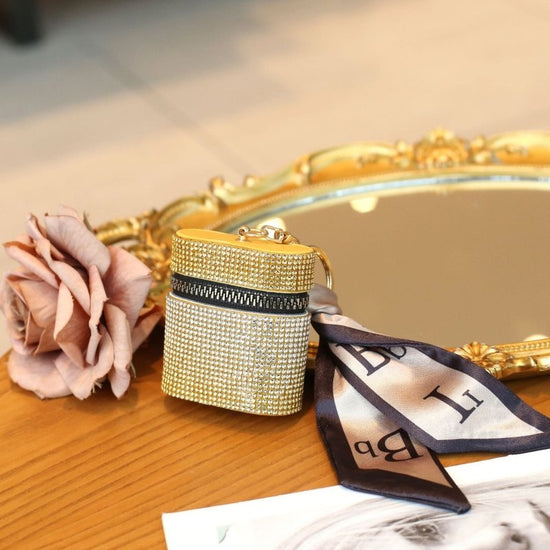 Mini-portable Coin Purse Advanced Full Diamond $15.65 Dana Fashion Color: Yellow Women's Bags Product information: Pattern: solid color Lining texture: without lining Applicable scenarios: Daily matching Applicable gender: neutral/both men and women Funct