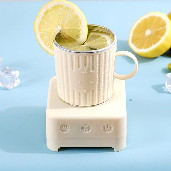 Mini Quick Cooling Cup Beer Beverage Rapid Refrigeration Ice Maker Machine Cold Drink Heating Home Dormitory Food Grade 400ml Kitchen Gadgets $98.50 Dana Fashion Color: Milk Yellow Style: with car cable Dana's Kitchen Overview: Wide Application: The fast-