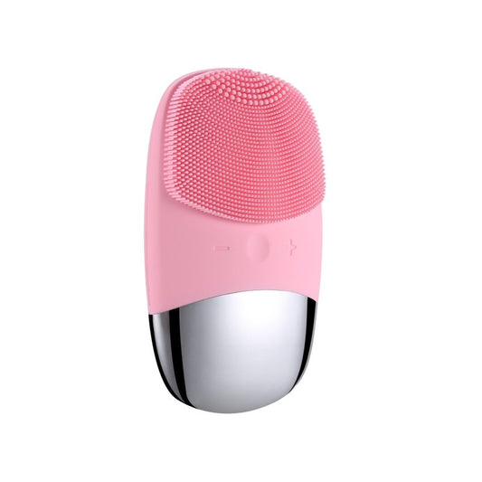 Mini Silicone Electric Face Cleansing Brush Electric Facial Cleanser Facial Cleansing Brush Skin Massager Skin Care Tools $33.00 Dana Fashion Color: Black 2PC style: Electric Electrical outlet: DC Beauty Tools Overview: * Sonic technology can effectively