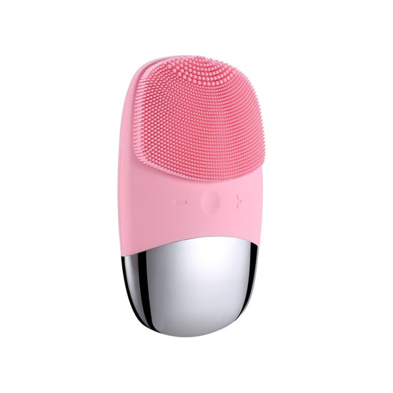 Mini Silicone Electric Face Cleansing Brush Electric Facial Cleanser Facial Cleansing Brush Skin Massager Skin Care Tools $28.00 Dana Fashion Color: Pink style: Electric Electrical outlet: DC Beauty Tools Overview: * Sonic technology can effectively clean