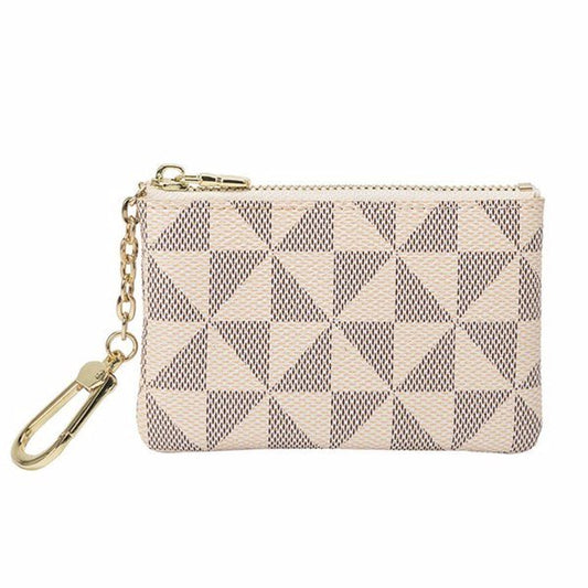 Mini Wallet With Key Ring Zipper Men's And Women's Fashion Bag Pendant Leather Classic Handbag - Not Shipped On Weekends, Banned On Amazon $36.99 Dana Fashion Style: Purse Women's Bags Material： Pattern Type： Style： Decoration： For people： Applications： C