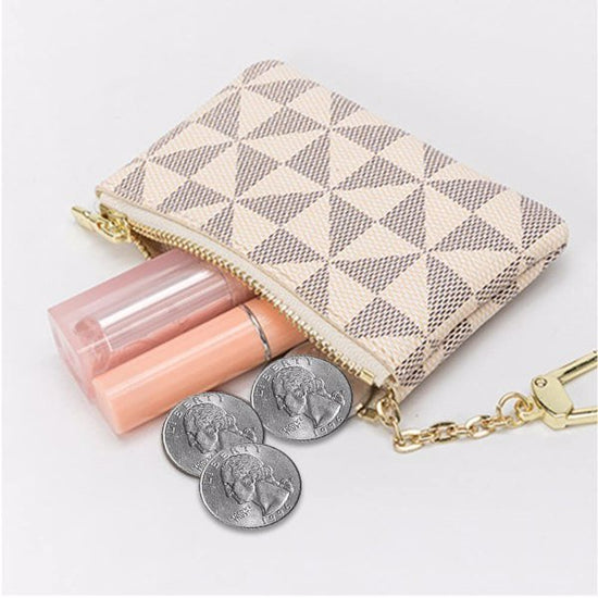 Mini Wallet With Key Ring Zipper Men's And Women's Fashion Bag Pendant Leather Classic Handbag - Not Shipped On Weekends, Banned On Amazon $36.99 Dana Fashion Style: Purse Women's Bags Material： Pattern Type： Style： Decoration： For people： Applications： C