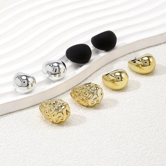 Minimalistic Water Drops Hammered Earrings Suit Fashion Geometry Pattern Earrings $12.94 Dana Fashion Color: Color Women's Accessories Product information: Treatment Process: Electroplating Color: Color Applicable population: Female Material: CCB Shape: d