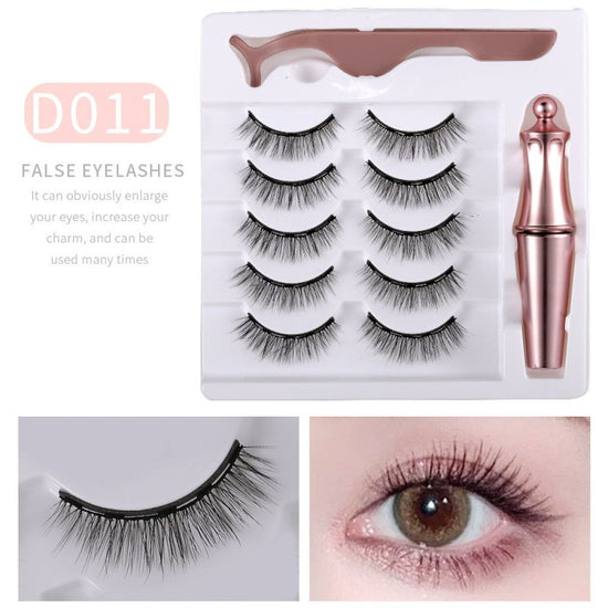 Mink Eyelashes Magnetic Eyelashes 5 Pairs Of Magnets $34.35 Dana Fashion Color: D011 makeup Product Details: Product Category: False Eyelashes Material: Rayon Production process: semi-handmade Specifications: D011, D012, D013, D014, D015 Package Contents: