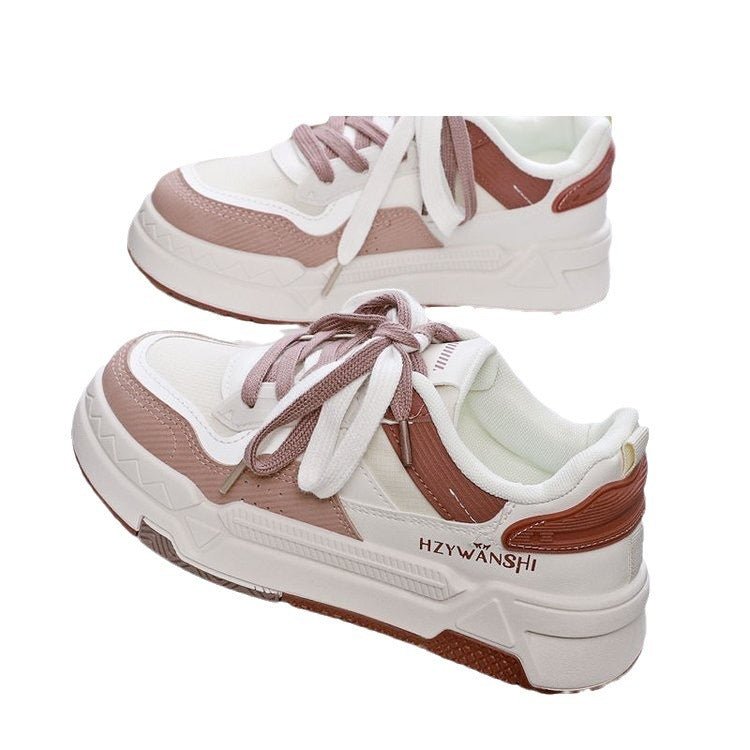 Minority All-match Thick Bottom Hight Increasing Board Shoes Children $35.50 Dana Fashion Color: Beige Size: 35 Women's shoes Product information: Lining material: Mesh Color: beige, red, green Size: 35, 36, 37, 38, 39, 40 Sole material: rubber Texture te