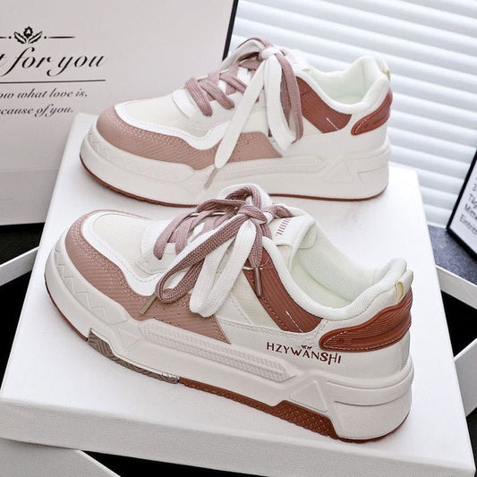 Minority All-match Thick Bottom Hight Increasing Board Shoes Children $35.50 Dana Fashion Color: Beige Size: 35 Women's shoes Product information: Lining material: Mesh Color: beige, red, green Size: 35, 36, 37, 38, 39, 40 Sole material: rubber Texture te