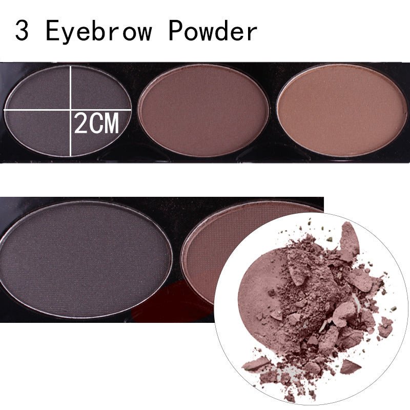 MISS ROSE 144 color 3 color 3 Color Eyeshadow blush eyebrow makeup makeup makeup kit special wholesale $87.50 Dana Fashion default: default makeup As you know, the different computers display colors differently, the color of the actual item may vary sligh