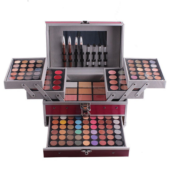Miss Rose Cosmetic Bag Makeup Artist Special Makeup Box Eyeshadow Palette Wish Hot Sale $65.50 Dana Fashion style: Rose red makeup Product information: Color: Multicolor Number of colors: eight colors and above Model: 7007-006Y/N Specifications: normal sp