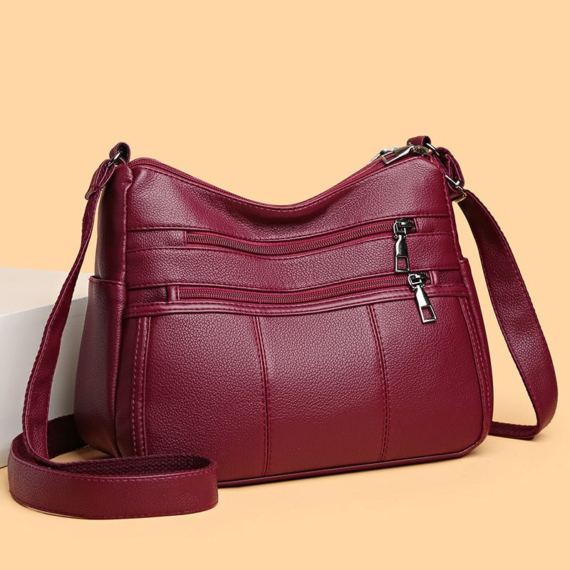Multi-compartment Shoulder Commuter Crossbody Bag $27.00 Dana Fashion Color: 050 Black Women's Bags Product information: Lining texture: Polyester Color: 050 Black, 050 Red Hardness: soft Material: PU Suitcase shape: Horizontal Square Bag internal structu
