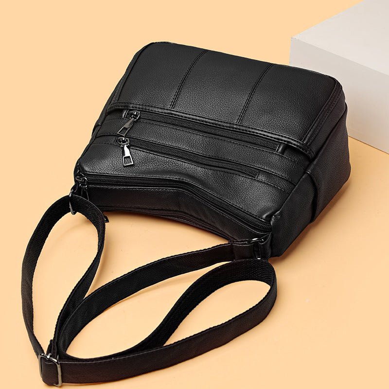 Multi-compartment Shoulder Commuter Crossbody Bag $27.00 Dana Fashion Color: 050 Black Women's Bags Product information: Lining texture: Polyester Color: 050 Black, 050 Red Hardness: soft Material: PU Suitcase shape: Horizontal Square Bag internal structu