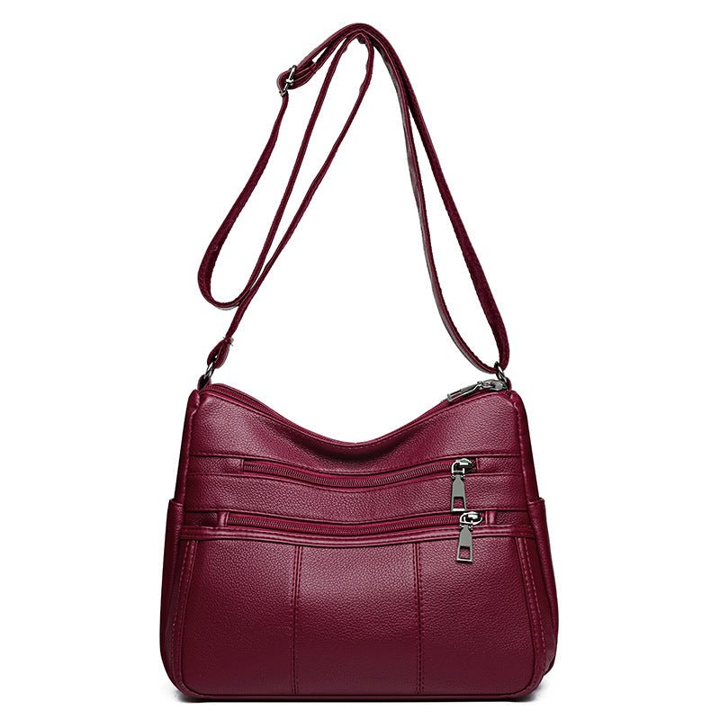 Multi-compartment Shoulder Commuter Crossbody Bag $27.00 Dana Fashion Color: 050 Red Women's Bags Product information: Lining texture: Polyester Color: 050 Black, 050 Red Hardness: soft Material: PU Suitcase shape: Horizontal Square Bag internal structure
