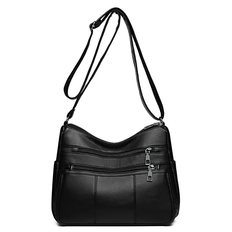 Multi-compartment Shoulder Commuter Crossbody Bag $27.00 Dana Fashion Color: 050 Black Women's Bags Product information: Lining texture: Polyester Color: 050 Black, 050 Red Hardness: soft Material: PU Suitcase shape: Horizontal Square Bag internal structu