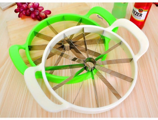 Multi-function Fruit Slicer Melon Watermelon Slicer Melon Cutter Practical Fruit Kitchen Tool $22.30 Dana Fashion Color: Green Dana's Kitchen Type: tools and fruits and vegetables Types of fruit and vegetable tools: shredders and slicers Material: Stainle