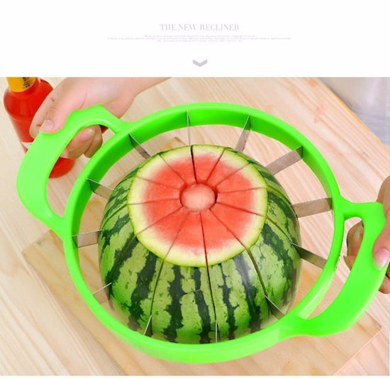Multi-function Fruit Slicer Melon Watermelon Slicer Melon Cutter Practical Fruit Kitchen Tool $22.30 Dana Fashion Color: Green Dana's Kitchen Type: tools and fruits and vegetables Types of fruit and vegetable tools: shredders and slicers Material: Stainle