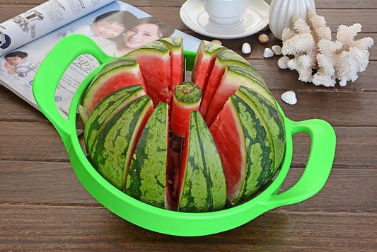 Multi-function Fruit Slicer Melon Watermelon Slicer Melon Cutter Practical Fruit Kitchen Tool $22.30 Dana Fashion Color: Green Dana's Kitchen Type: tools and fruits and vegetables Types of fruit and vegetable tools: shredders and slicers Material: Stainle