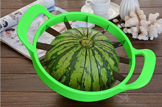 Multi-function Fruit Slicer Melon Watermelon Slicer Melon Cutter Practical Fruit Kitchen Tool $22.30 Dana Fashion Color: Green Dana's Kitchen Type: tools and fruits and vegetables Types of fruit and vegetable tools: shredders and slicers Material: Stainle