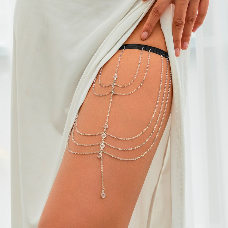 Multi-layer Chain Star Leg Ring Thigh Chain $15.00 Dana Fashion Color: 07 White K0321 Purity: Specifications Women's Accessories Product information: Color: 01 Gold 0298,01 White K 0298,02 White K 0299,03 gold 0309,04 gold 0318,04 White K 0318,05 White K