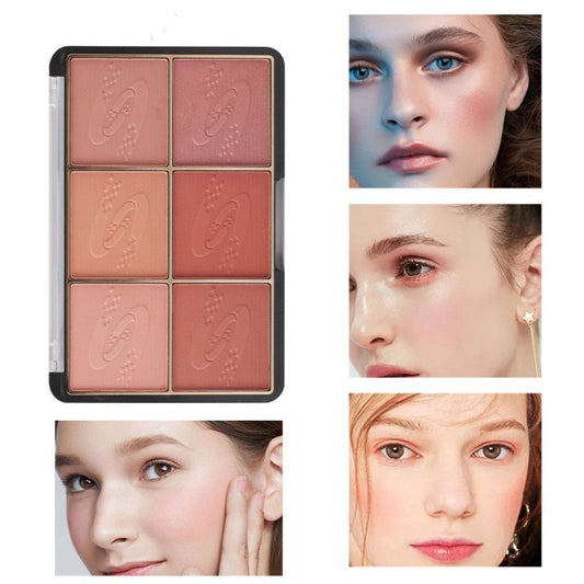 Multicolor Tan Red Matte Pearl Blush Tray $26.39 Dana Fashion Color: 01color makeup Specifications: Net content: 21g Model: Blush Specifications: Normal specifications Color number :01#,02 Packing list: Blush *1