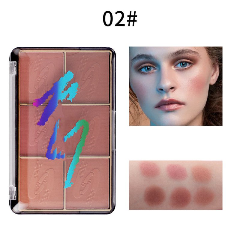 Multicolor Tan Red Matte Pearl Blush Tray $26.39 Dana Fashion Color: 02color makeup Specifications: Net content: 21g Model: Blush Specifications: Normal specifications Color number :01#,02 Packing list: Blush *1