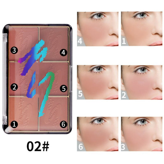 Multicolor Tan Red Matte Pearl Blush Tray $26.39 Dana Fashion Color: 01color makeup Specifications: Net content: 21g Model: Blush Specifications: Normal specifications Color number :01#,02 Packing list: Blush *1