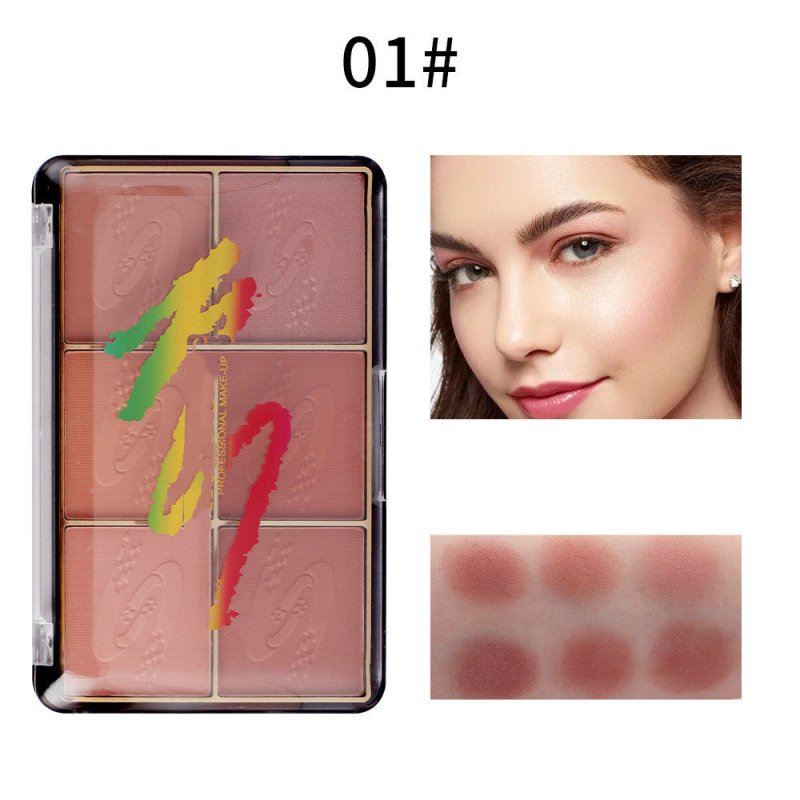 Multicolor Tan Red Matte Pearl Blush Tray $26.39 Dana Fashion Color: 01color makeup Specifications: Net content: 21g Model: Blush Specifications: Normal specifications Color number :01#,02 Packing list: Blush *1