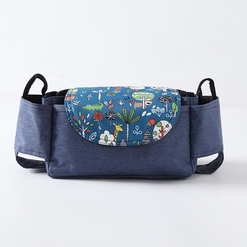 Multifunction Baby Stroller Bag Organizer Maternity Nappy Bag Stroller Accessories Cup wheelchair bag $22.07 Dana Fashion Color: Animal park Baby & Mother Overview: The trolley storage bag can hold baby's diapers, feeding bottles, wallet and mobile phone,