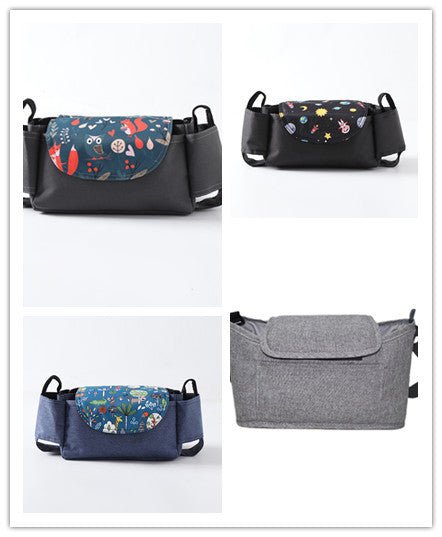 Multifunction Baby Stroller Bag Organizer Maternity Nappy Bag Stroller Accessories Cup wheelchair bag $74.79 Dana Fashion Color: 4colors set Baby & Mother Overview: The trolley storage bag can hold baby's diapers, feeding bottles, wallet and mobile phone,