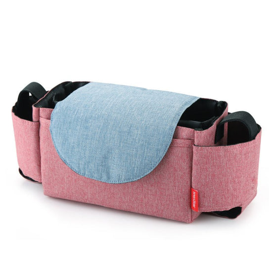 Multifunction Baby Stroller Bag Organizer Maternity Nappy Bag Stroller Accessories Cup wheelchair bag $41.60 Dana Fashion Color: RedB Baby & Mother Overview: The trolley storage bag can hold baby's diapers, feeding bottles, wallet and mobile phone, etc Su