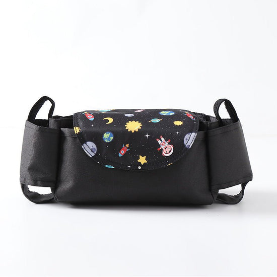 Multifunction Baby Stroller Bag Organizer Maternity Nappy Bag Stroller Accessories Cup wheelchair bag $23.12 Dana Fashion Color: Black starry sky Baby & Mother Overview: The trolley storage bag can hold baby's diapers, feeding bottles, wallet and mobile p
