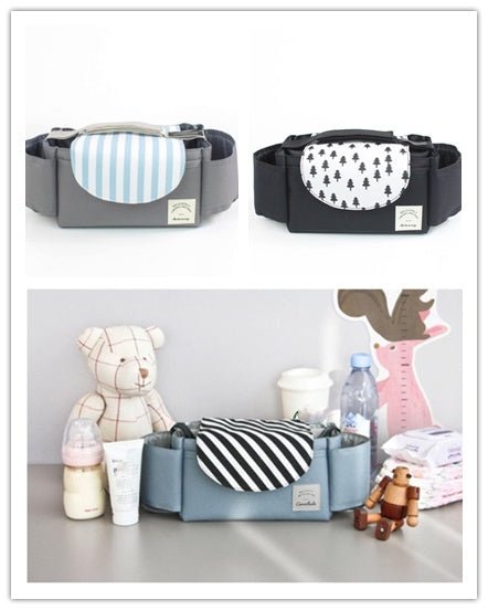 Multifunction Baby Stroller Bag Organizer Maternity Nappy Bag Stroller Accessories Cup wheelchair bag $78.70 Dana Fashion Color: 3colors set2 Baby & Mother Overview: The trolley storage bag can hold baby's diapers, feeding bottles, wallet and mobile phone