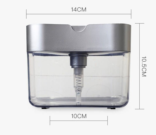 Multifunction Soap Dispenser Sponge Caddy Non-toxic Odorless Dispenser Kitchen Rack Creative Bathroom Washing Soap Storage Box $12.50 Dana Fashion Color: Dark Grey Dana's Kitchen Overview: Cleaning dishes is about to get a whole lot faster with this Soap