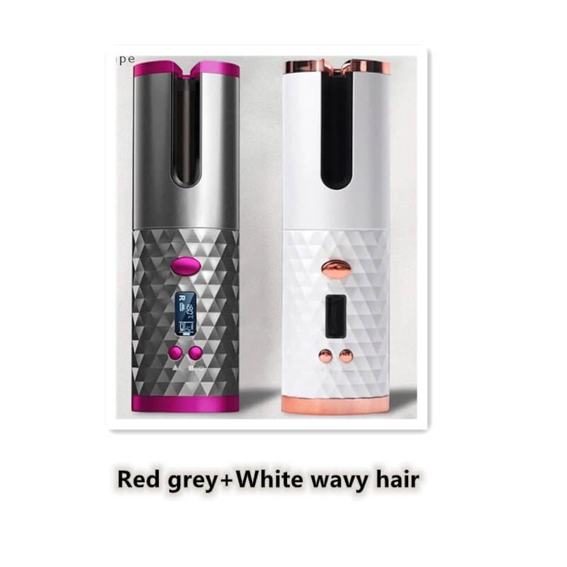 Multifunctional Automatic Wireless Curling Iron $240.77 Dana Fashion Color: Set1 Beauty Tools Overview: 【Fast Heating】Professional tourmaline ceramic barrel, quickly heating up and gives you a smooth, massive shine and bouncy curls without all the damage.