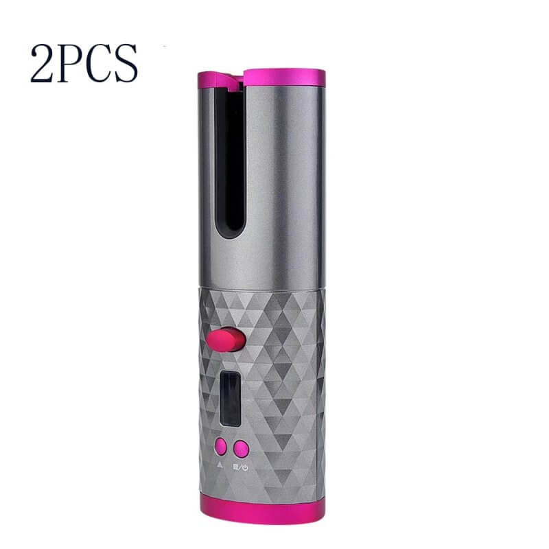 Multifunctional Automatic Wireless Curling Iron $277.10 Dana Fashion Color: 2pcs Red grey Beauty Tools Overview: 【Fast Heating】Professional tourmaline ceramic barrel, quickly heating up and gives you a smooth, massive shine and bouncy curls without all th