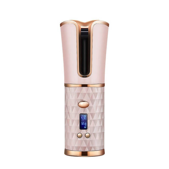 Multifunctional Automatic Wireless Curling Iron $197.66 Dana Fashion Color: Pink Beauty Tools Overview: 【Fast Heating】Professional tourmaline ceramic barrel, quickly heating up and gives you a smooth, massive shine and bouncy curls without all the damage.