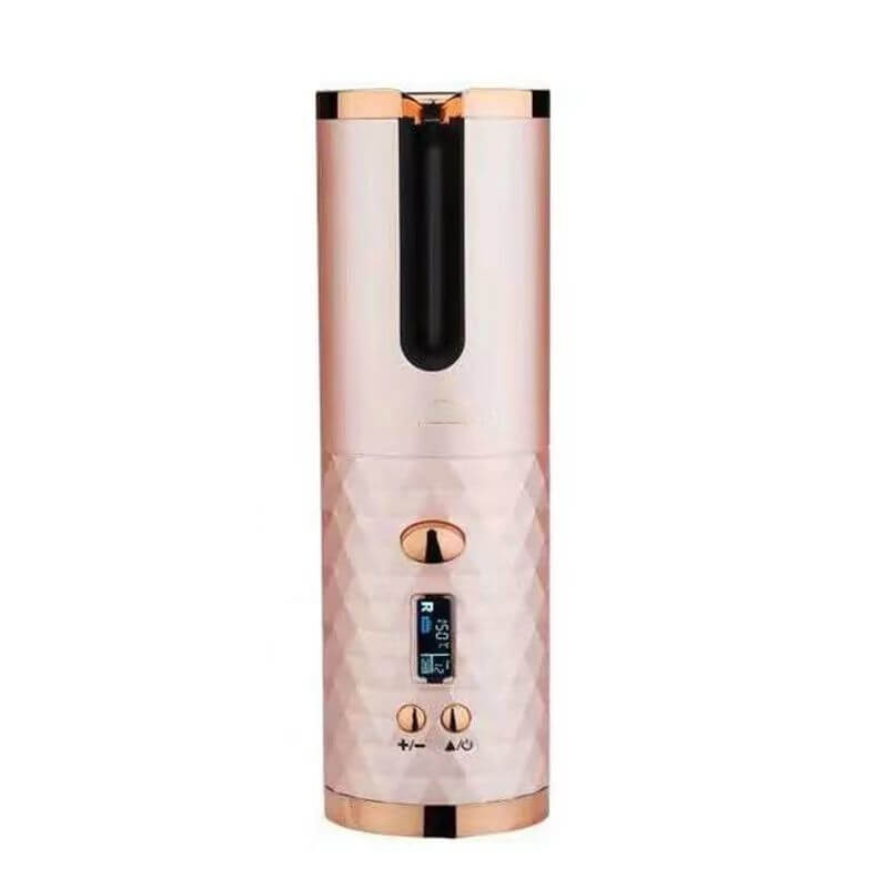 Multifunctional Automatic Wireless Curling Iron $71.25 Dana Fashion Color: Pink2 Beauty Tools Overview: 【Fast Heating】Professional tourmaline ceramic barrel, quickly heating up and gives you a smooth, massive shine and bouncy curls without all the damage.
