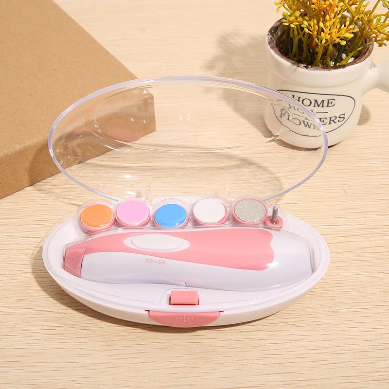Multifunctional Baby Bail Polisher Manicure Kit $31.04 Dana Fashion Color: Pink2 Baby & Mother Overview: Professional design, ergonomics, four-speed one-button, two-way rotation, night light design Role; round nails Placed out of reach of children Disinfe