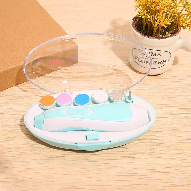 Multifunctional Baby Bail Polisher Manicure Kit $32.95 Dana Fashion Color: Blue2 Baby & Mother Overview: Professional design, ergonomics, four-speed one-button, two-way rotation, night light design Role; round nails Placed out of reach of children Disinfe