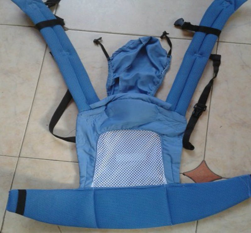 Multifunctional baby carrier baby carrier $45.54 Dana Fashion Color: Blue Baby & Mother [Name] Baby Carrier Four Seasons Breathable [Material] Breathable synthetic material [Applicable months and age] 3-24 months [Load bearing] 20KG [size: one size [Strap