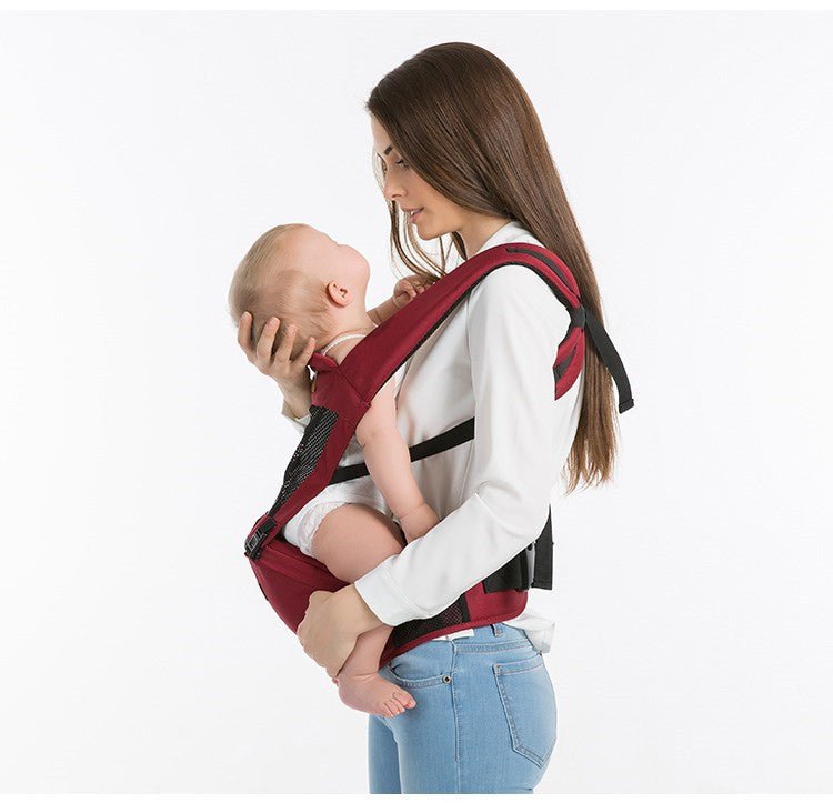 Multifunctional baby carrier $61.24 Dana Fashion Color: Black Baby & Mother Features: • Breathable and lightweight • Ergonomic forward design • Adjustable from newborn to toddler • Waist support for a comfortable back • 3 different carrying positions • Ma