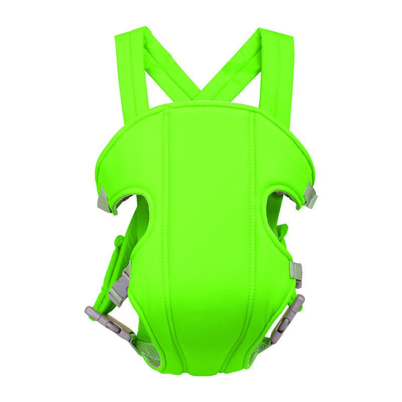 Multifunctional baby carrier $20.90 Dana Fashion Color: Fruit green Baby & Mother Product category: strap/back bag Strap style: shoulders Strap function: front hold Maximum load: 15kg size: one size Material: Polyester