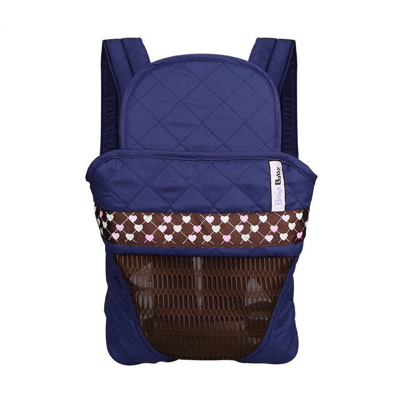 Multifunctional baby carrier $70.16 Dana Fashion Color: Navy Blue Baby & Mother Color classification: purple, blue, orange, red, Product material: polyester Fill: sponge Applicable holding methods: pro-chest, kangaroo, back, horizontal size: one size