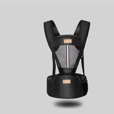Multifunctional baby carrier $61.24 Dana Fashion Color: Black Baby & Mother Features: • Breathable and lightweight • Ergonomic forward design • Adjustable from newborn to toddler • Waist support for a comfortable back • 3 different carrying positions • Ma
